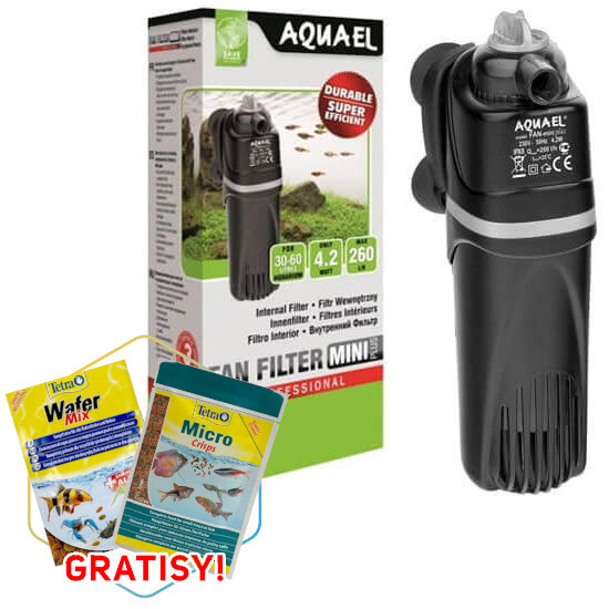 Aquael Fan Mini Plus Filtr do akwarium + gratisy