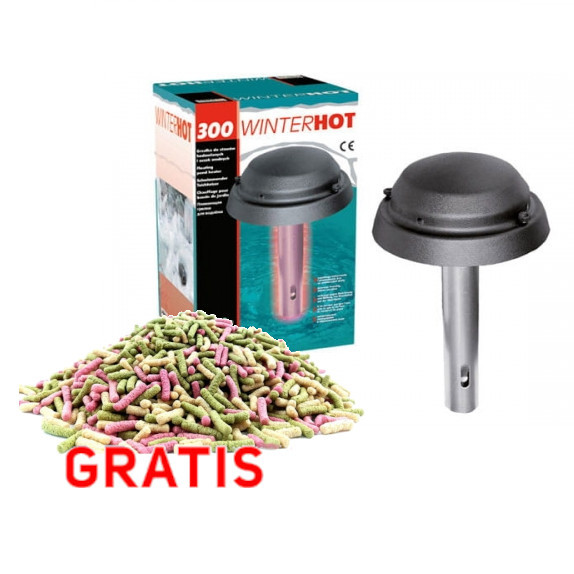 Aquael Grzałka zimowa 300W do oczka wodnego + gratis