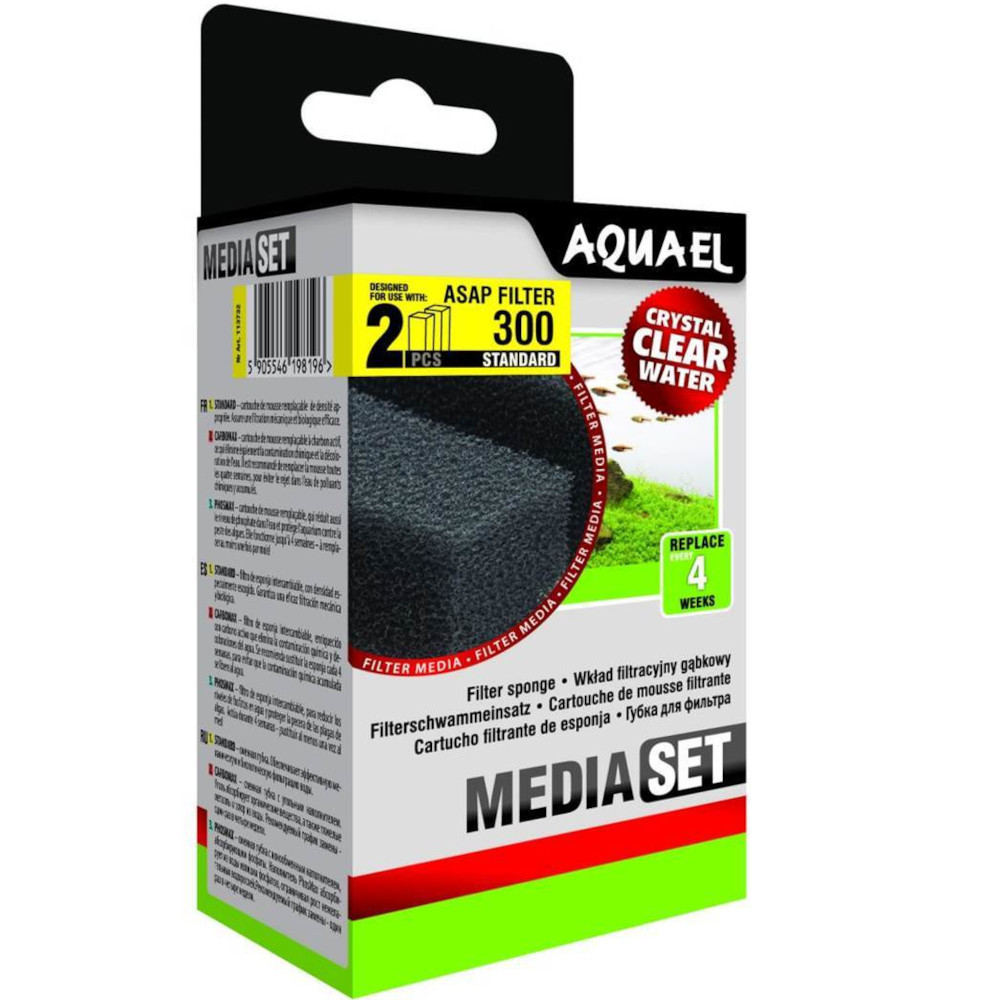 Aquael Media Set ASAP 300 Wkład gąbkowy 2szt. 113732