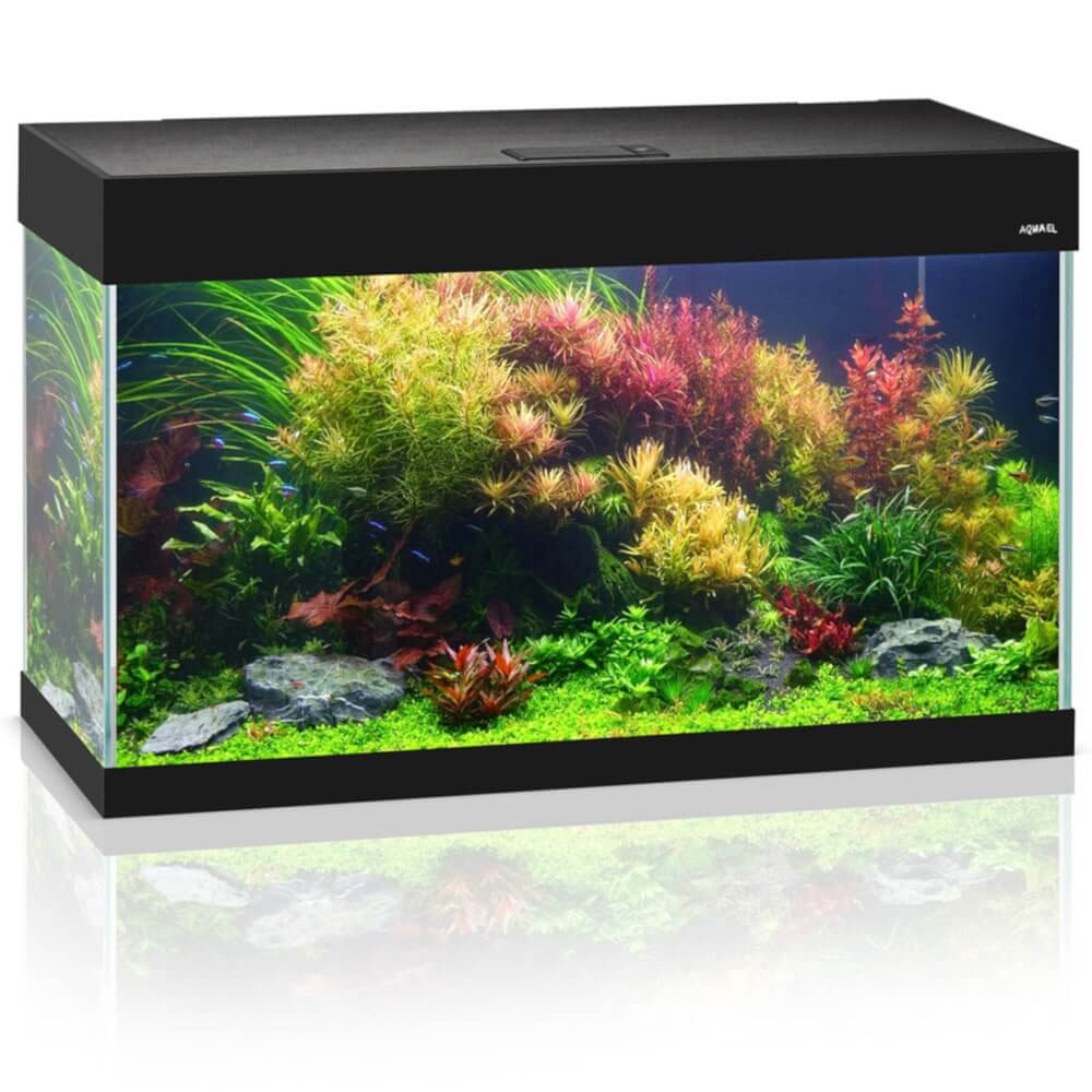 Aquael Opti Set 125 LED czarny akwarium