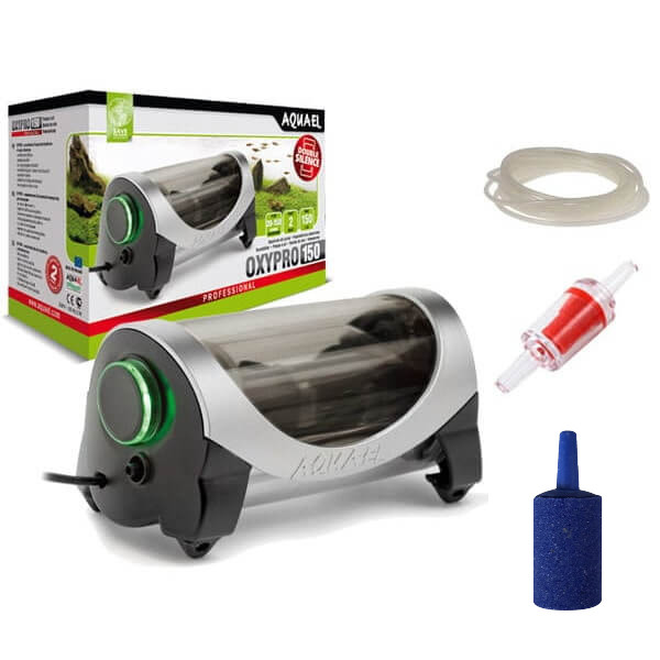 Aquael Oxypro 150 ultra cichy napowietrzacz + zestaw