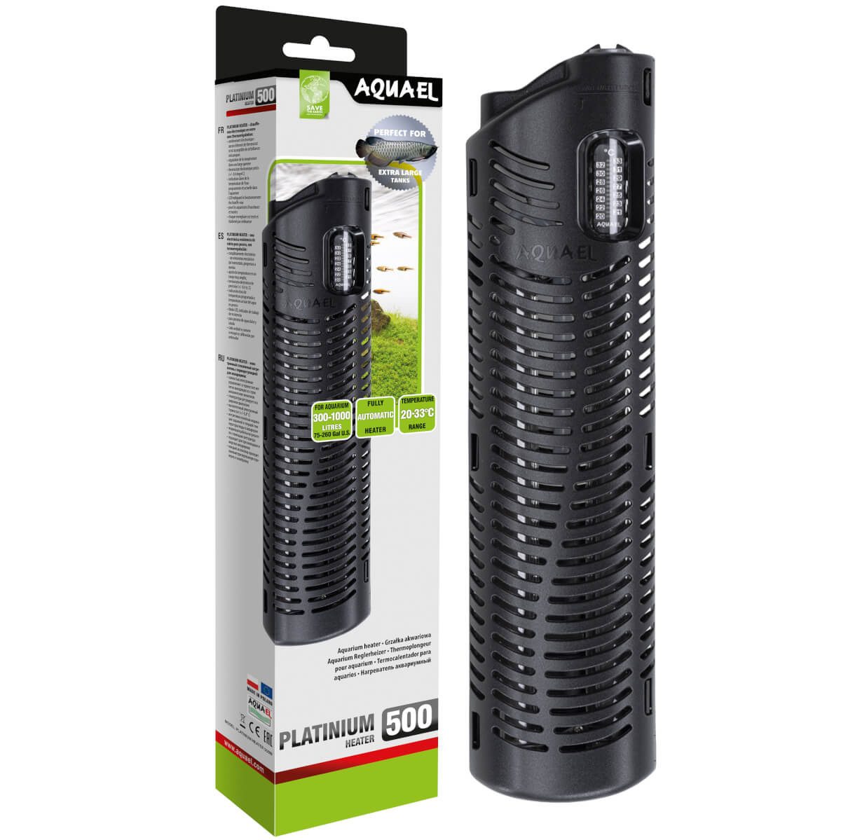 Aquael Platinium Heater 500W Grzałka do akwarium