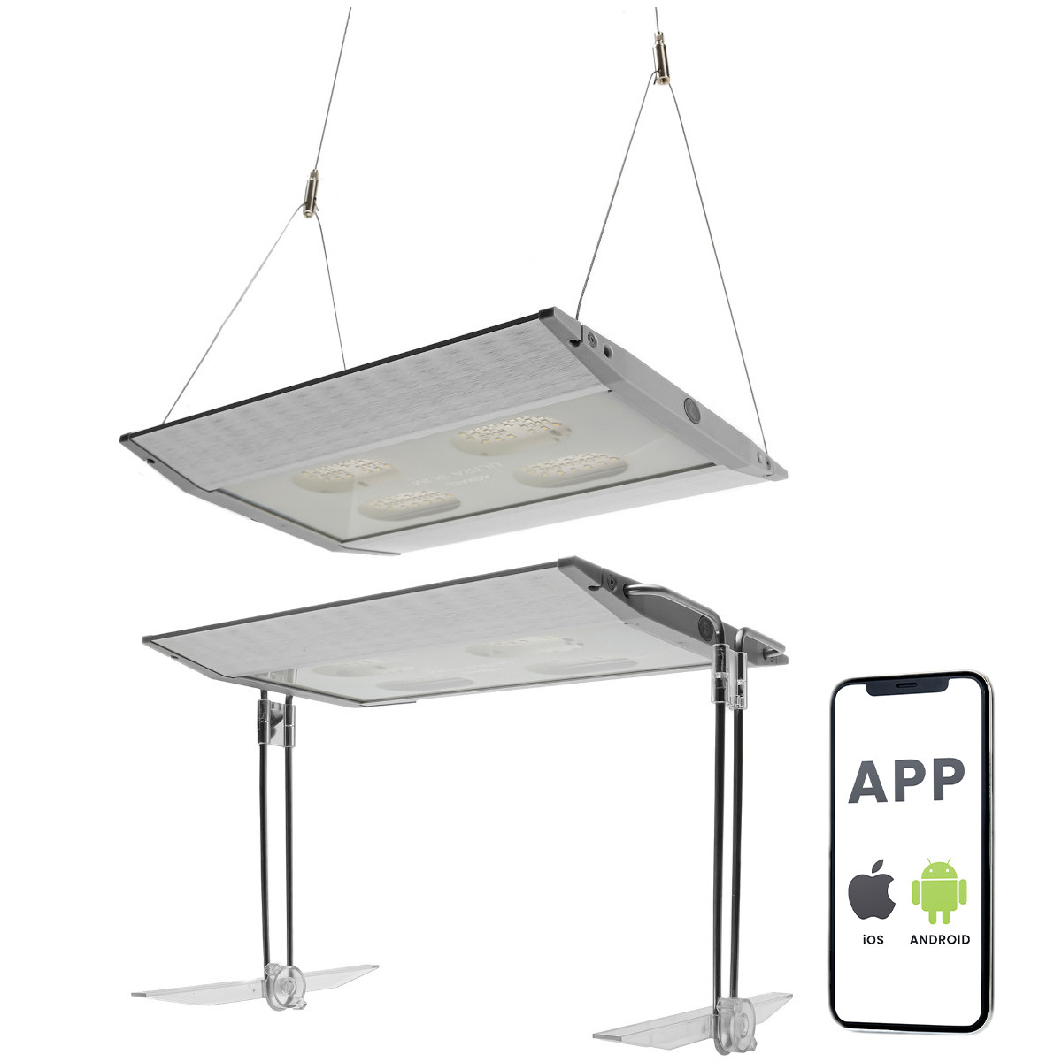Aquael Ultra Slim 30 Oświetlenie LED Bluetooth 30W do akwarium 32-57cm