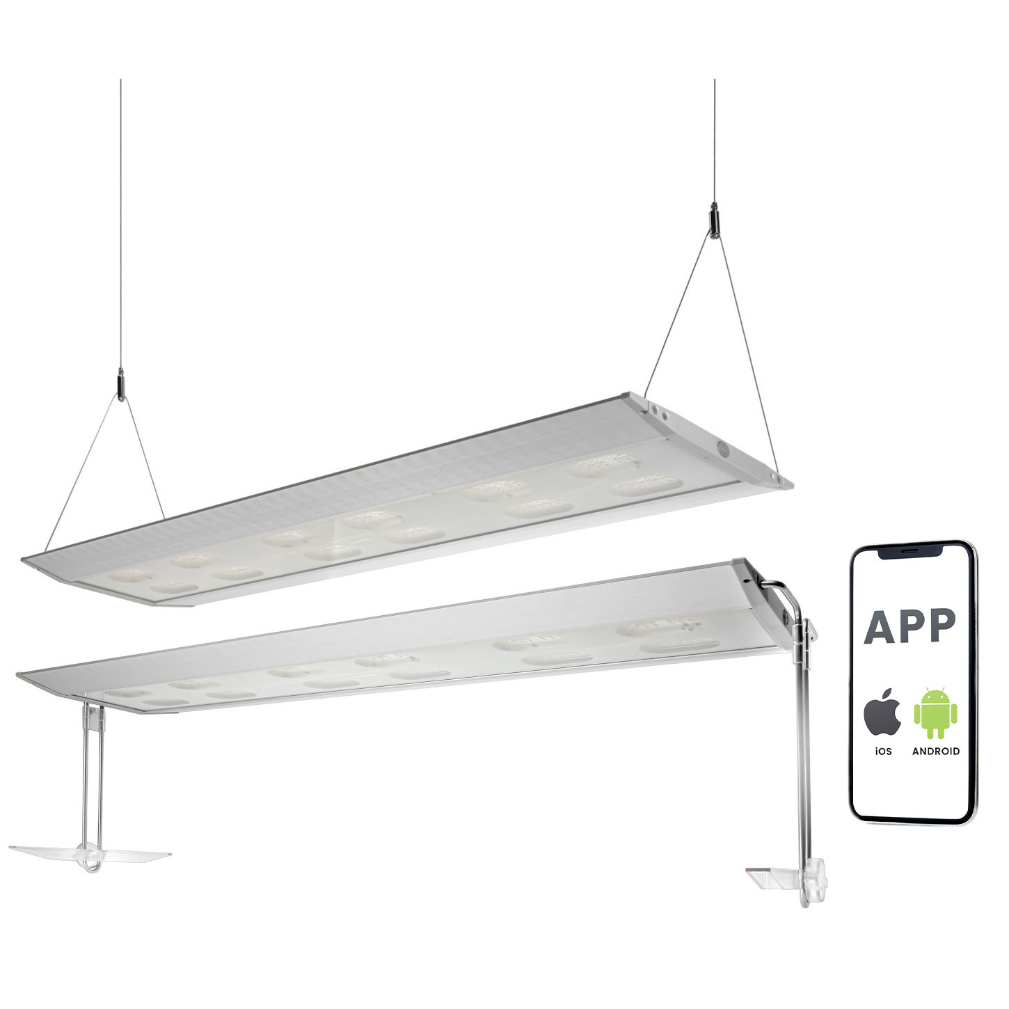 Aquael Ultra Slim 90 Oświetlenie LED Bluetooth 90W do akwarium 88-133cm
