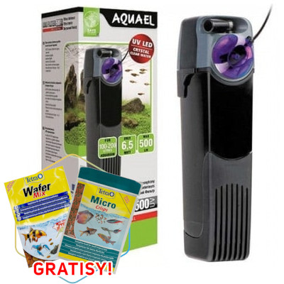 Aquael Unifilter 500 UV - Filtr wewnętrzny UV-C + gratisy