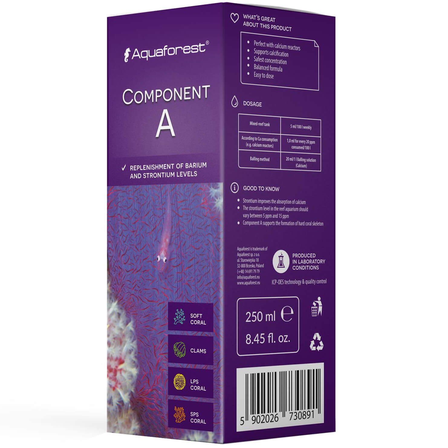 Aquaforest AF Component A 200ml dla korali