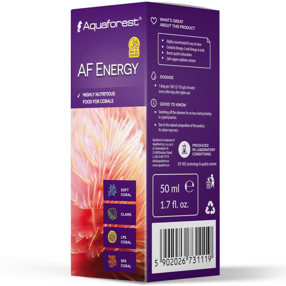 Aquaforest AF Energy 50ml - akwarium rafowe korale