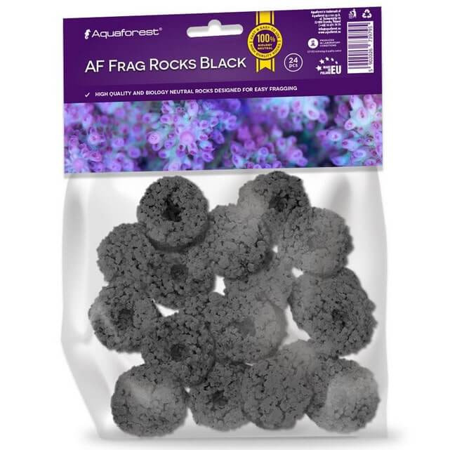 Aquaforest AF Frag Rocks Black 24szt. podstawki pod korale