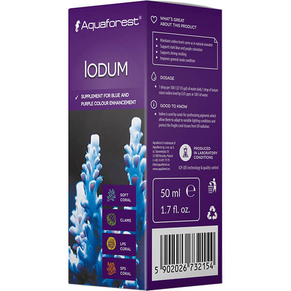 Aquaforest Iodum 50ml - Jod do akwarium morskiego