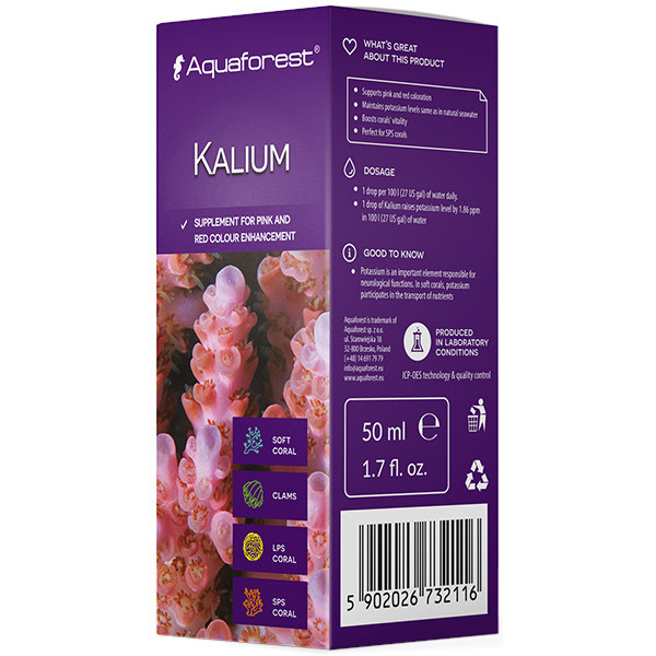 Aquaforest Kalium 50ml - Potas - K