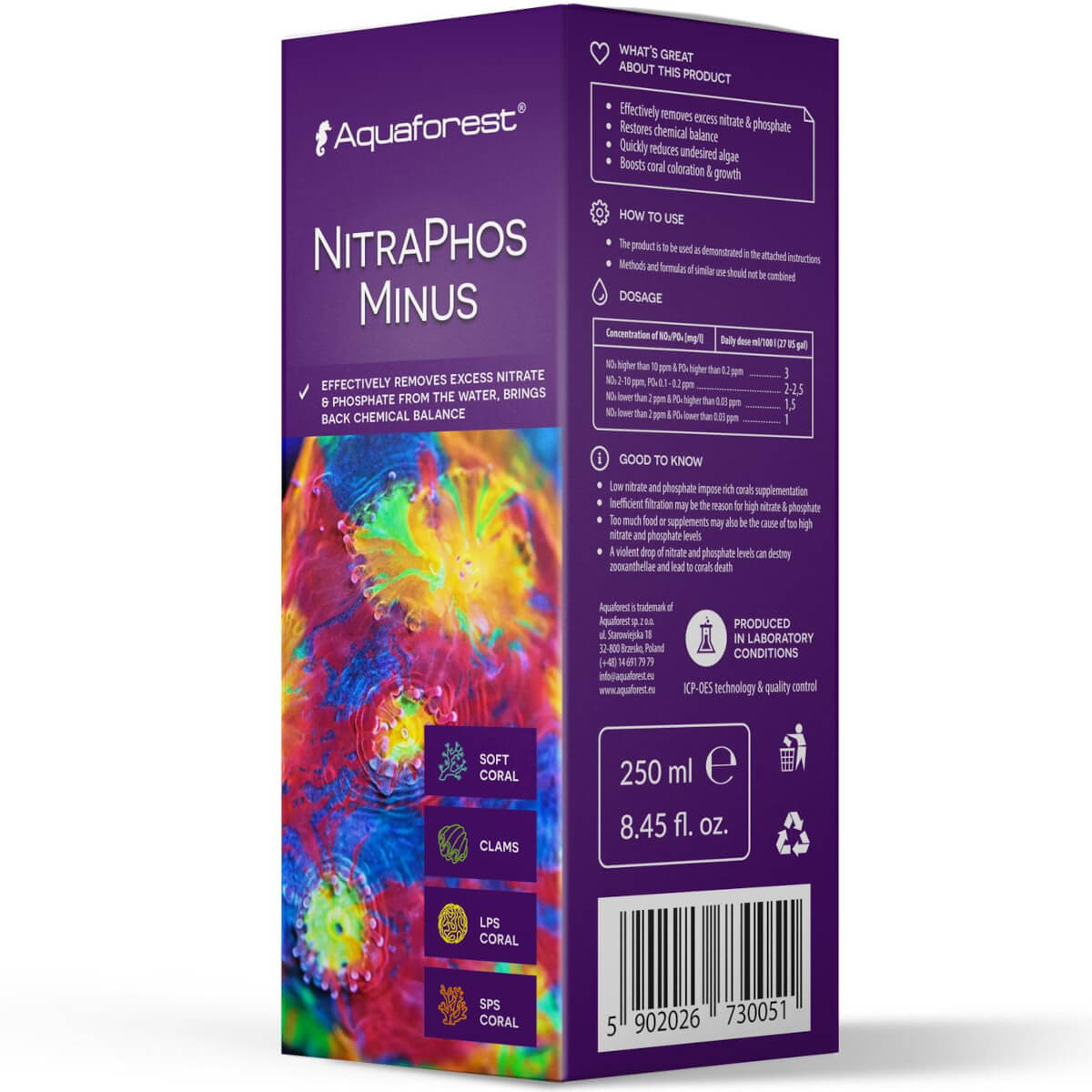 Aquaforest NitraPhos Minus 250ml - usuwa NO3/2 PO4