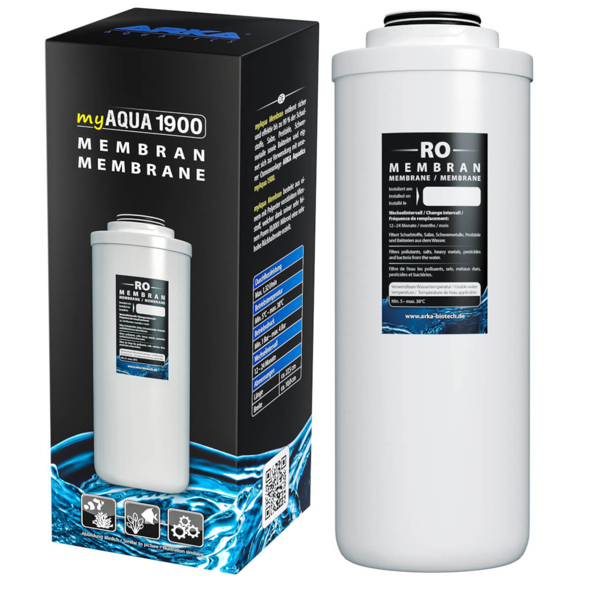 Arka Aquatics Membrana do filtra RO myAqua1900