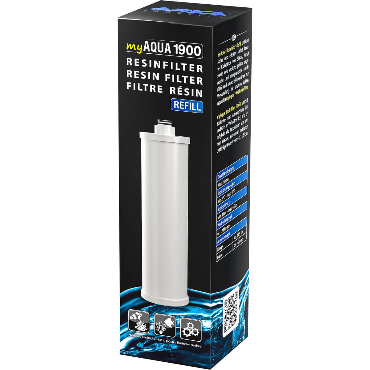 Arka Resin Filter Refill - Wkład do filtra RO myAqua 1900 