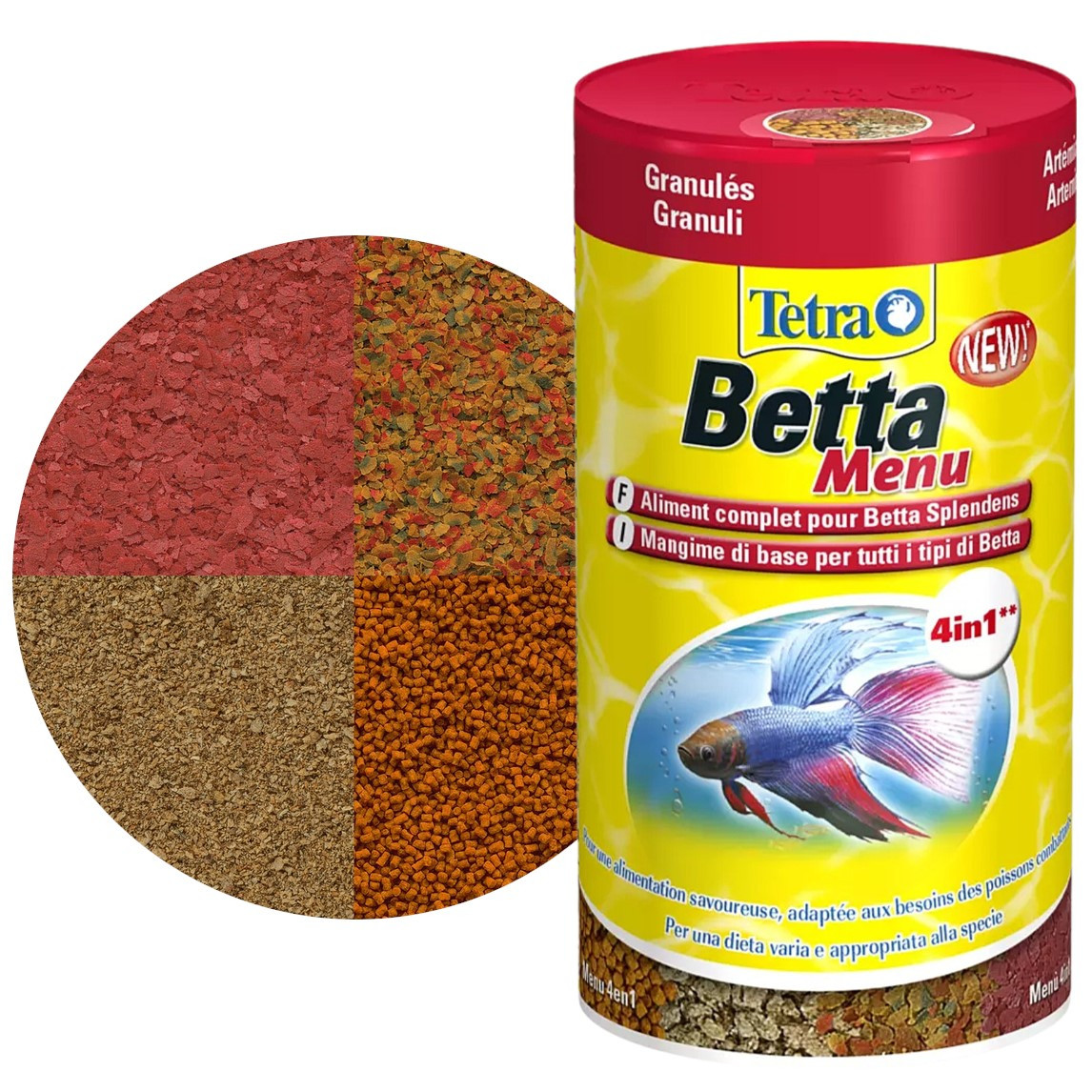 Tetra Betta Menu 100ml Pokarm 4w1 dla bojownika