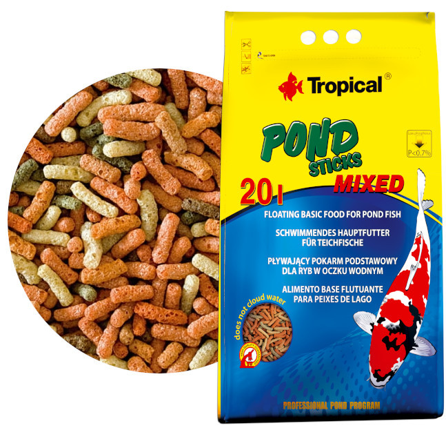 Tropical Pond Sticks Mixed 20L - 1,6kg Pokarm dla ryb