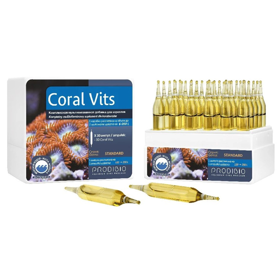 Prodibio Coral Vits 30 ampułek - Witaminy dla koralowców