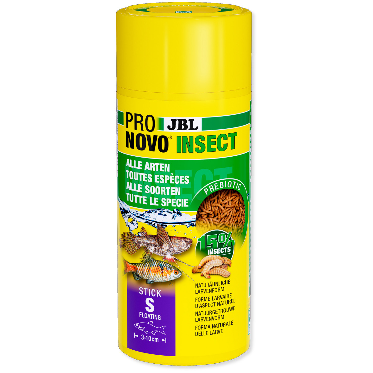 JBL Pronovo Insect Stick S 250ml Probiotyczny pokarm wybarwiający