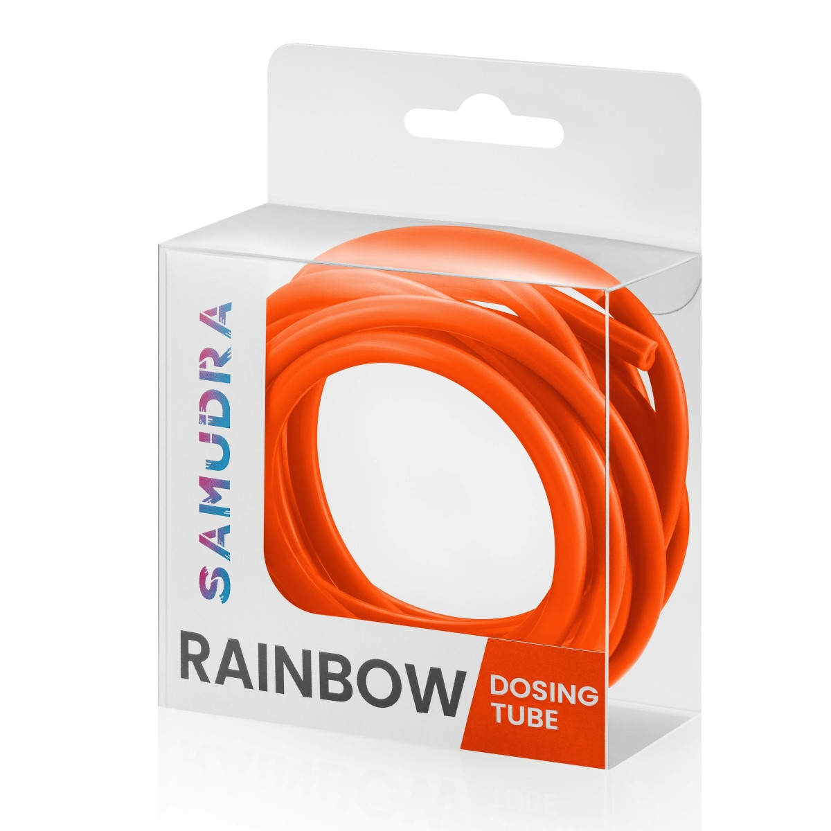 Samudra Rainbow Orange - Wąż silikonowy 2m do pompy dozującej