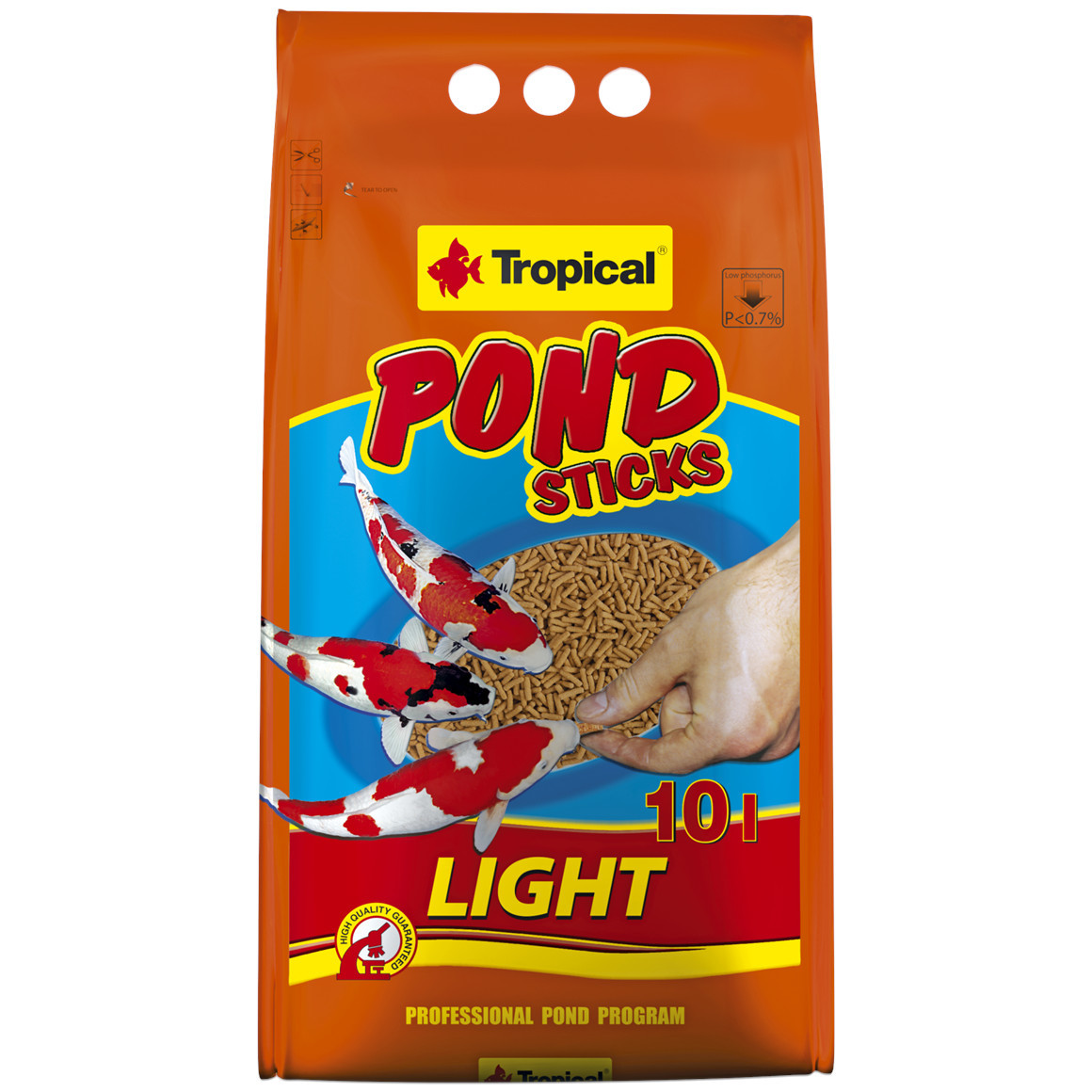 Tropical Pond Sticks Light 10L - 900g Pokarm dla ryb