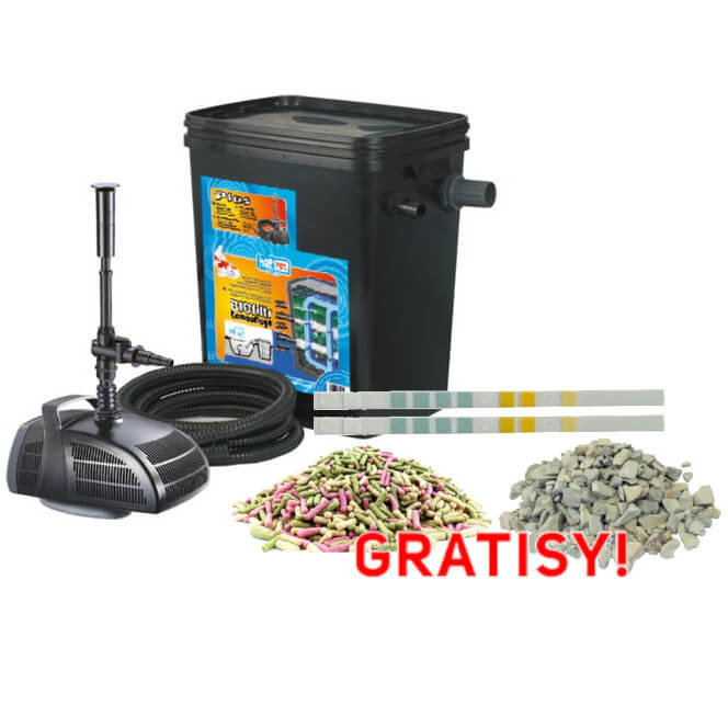 Bio-filtr Kamuflaż 7000L + pompa + wąż + wkłady