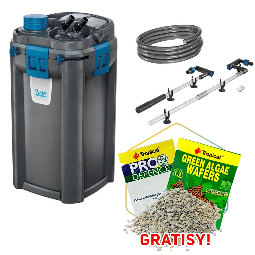 Oase BioMaster 600 - filtr zewnętrzny do akwarium 600l + gratisy