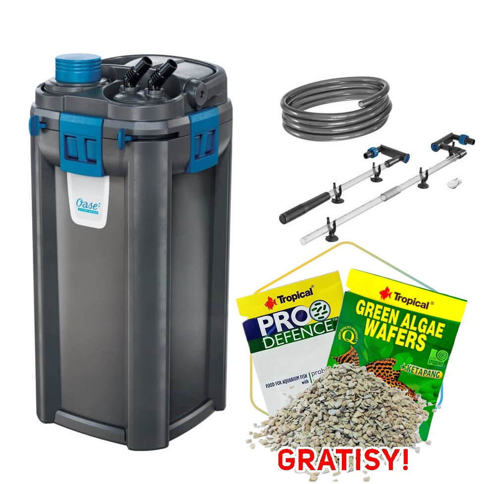 Oase BioMaster 850 - filtr zewnętrzny do akwarium 850l + gratisy