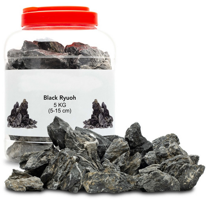 Black Ryuoh Stone 5kg - Skała dekoracja do akwarium
