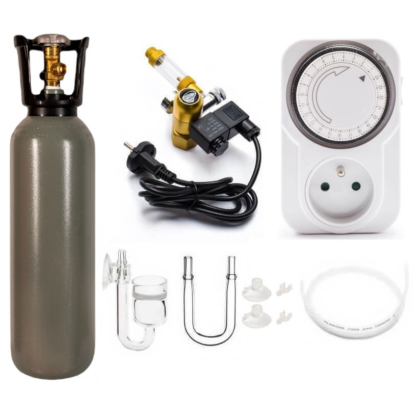 Zestaw CO2 Aqua Nova 5w1 z butlą 2L do akwarium