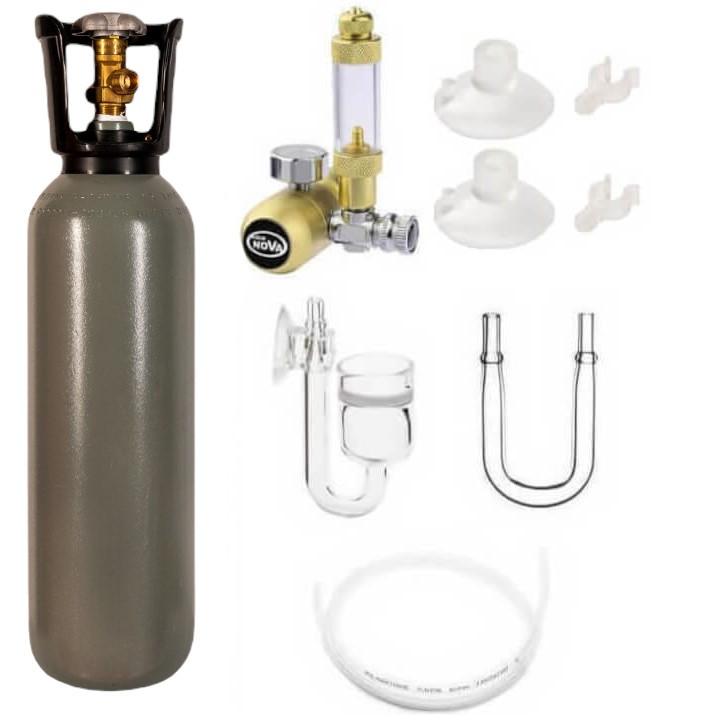 Zestaw CO2 Aqua Nova 4w1 z butlą 2L do akwarium