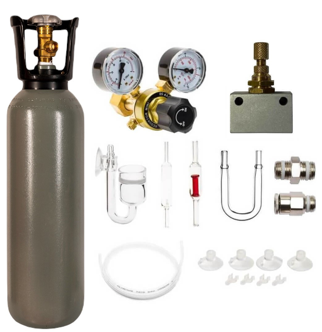 Zestaw CO2 Plant Plus z butlą 2L do akwarium