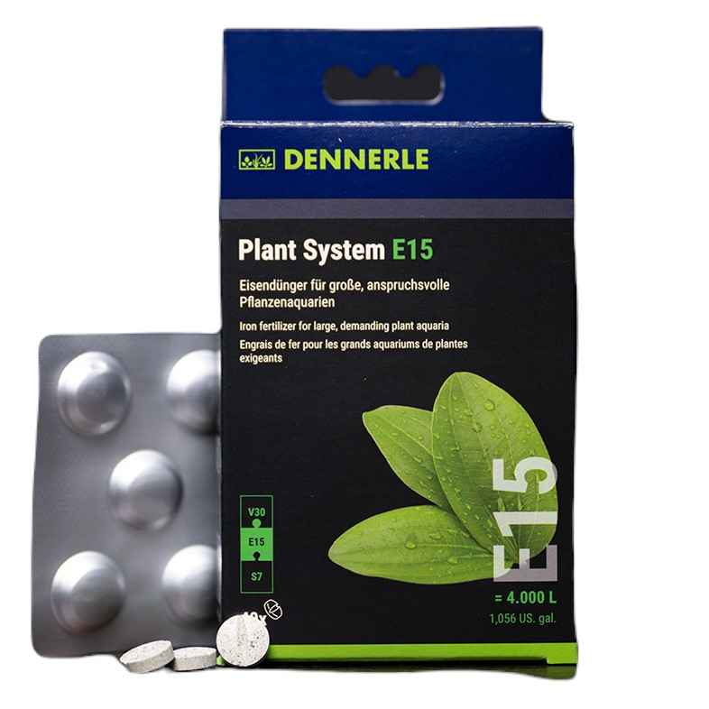 Dennerle Plant System E15 40 tabletek Nawóz żelazo dla roślin