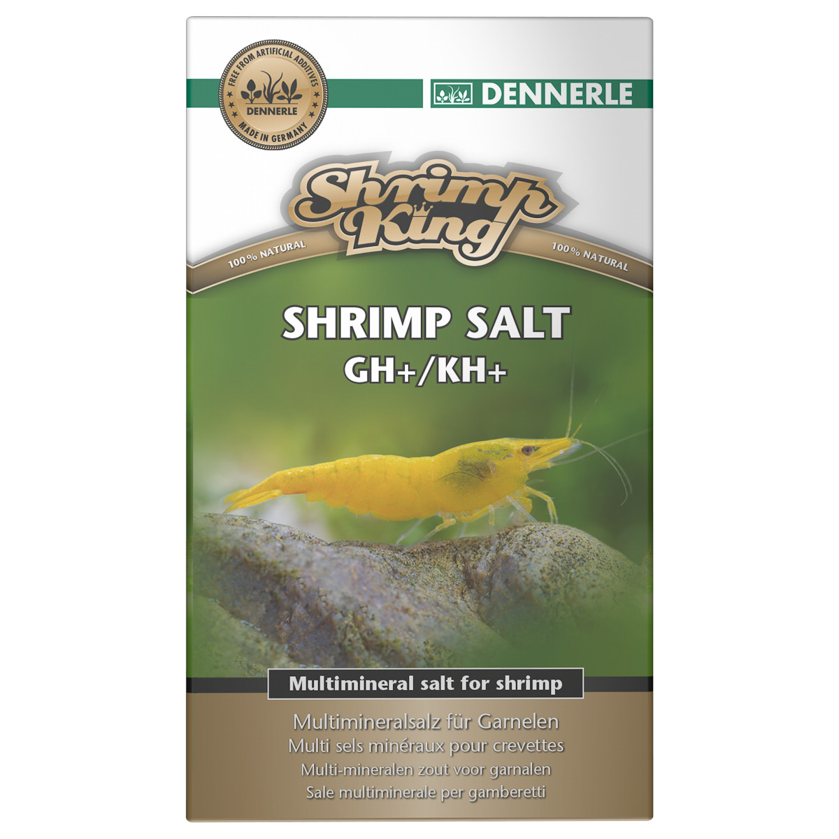 Dennerle Shrimp King Shrimp Salt GH/KH+ 200g Mineralizator dla krewetek neocaridina