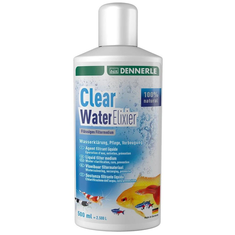 Dennerle Clear Water Elixier 500ml Klaruje i oczyszcza wodę
