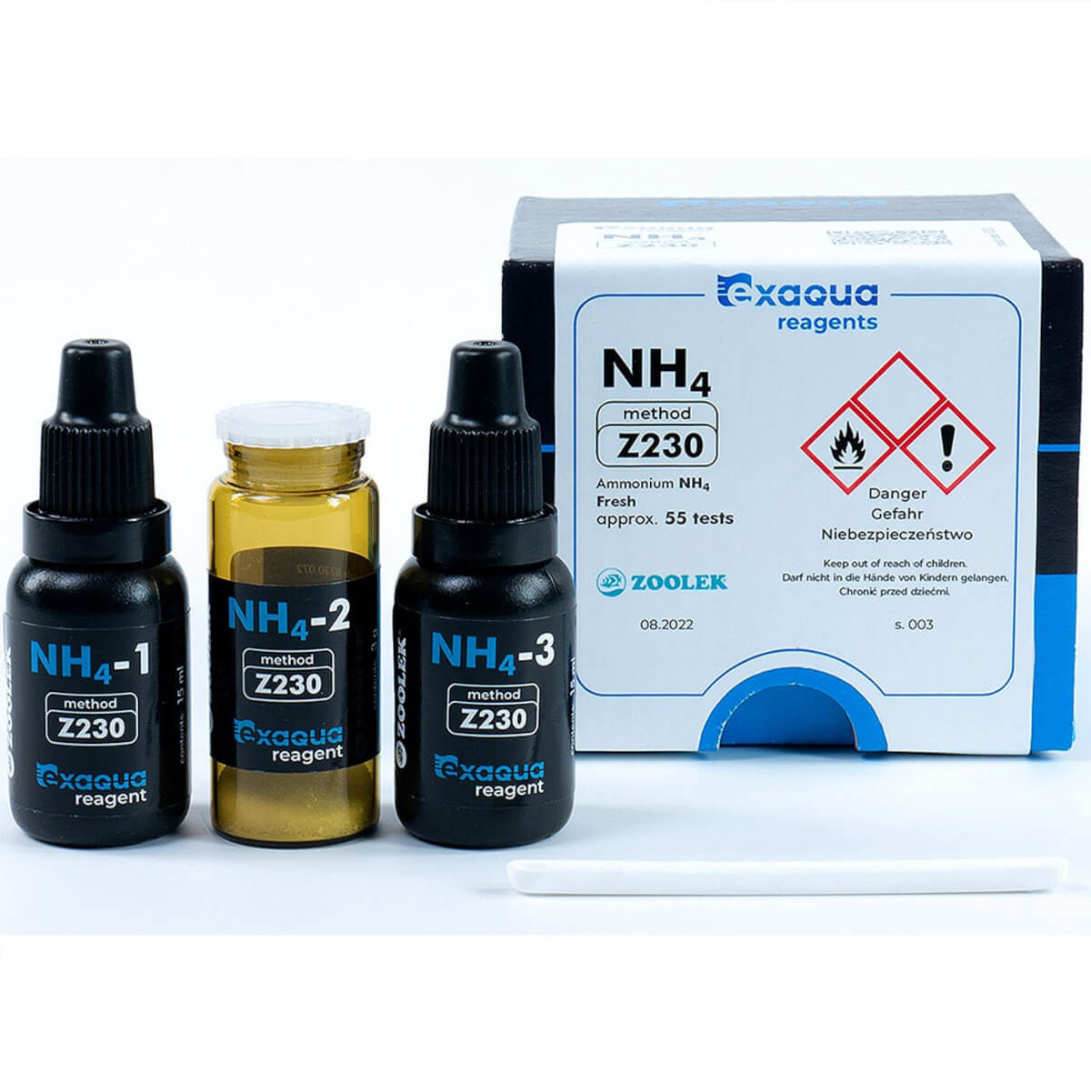 Exaqua Amoniak NH4 Woda Słodka Z230 - Odczynniki do PRO3/PRO6