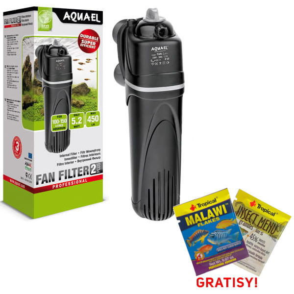 Aquael Fan-3 Plus Filtr wewnętrzny akwarium 250L + gratisy