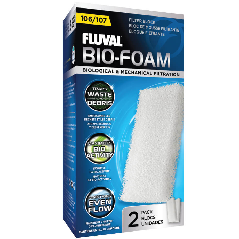 Fluval Wkład gąbkowy 2szt. do filtra 106/107
