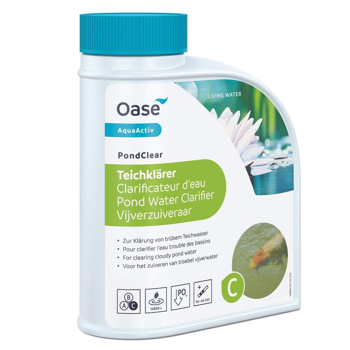 Oase AquaActiv PondClear 500ml klaruje wodę w oczku wodnym