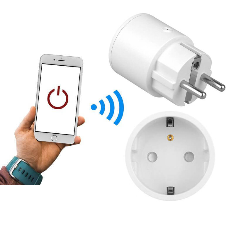 Gniazdo sieciowe WiFi Smart Home - Zdalnie sterowane