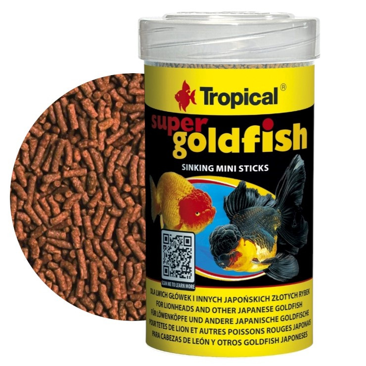Tropical Super Goldfish Mini Sticks 250ml Pokarm dla złotych rybek
