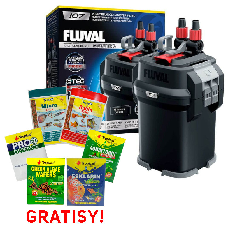 Hagen Fluval 107 filtr zewnętrzny do 130l + gratis