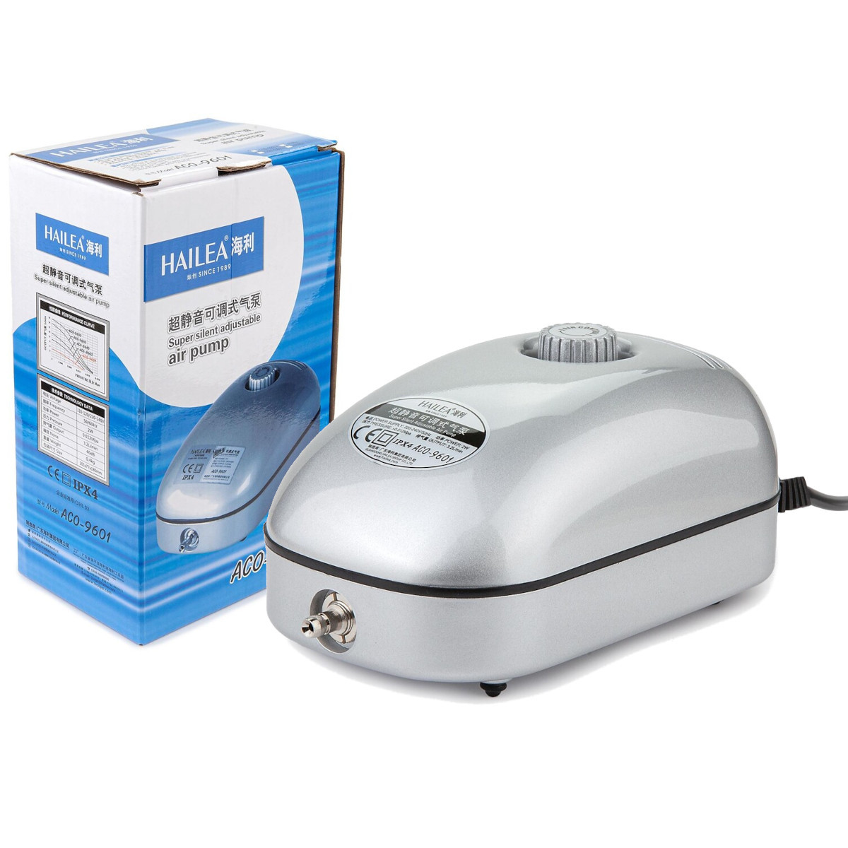 Hailea ACO-9601 Napowietrzacz - elektroniczna regulacja
