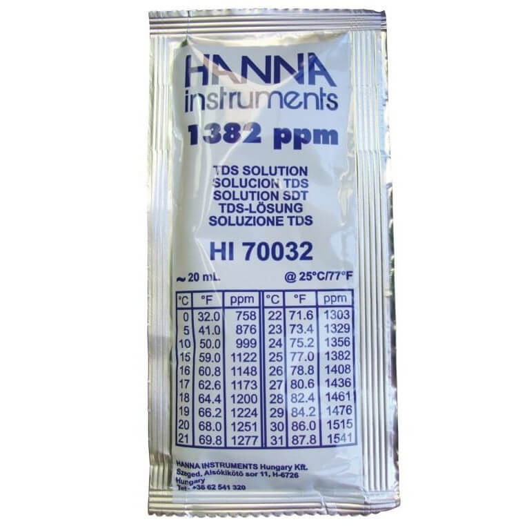 Hanna Instruments Hi 70032P Płyn kalibracyjny TDS 1382 mg/L 1 x 20 ml