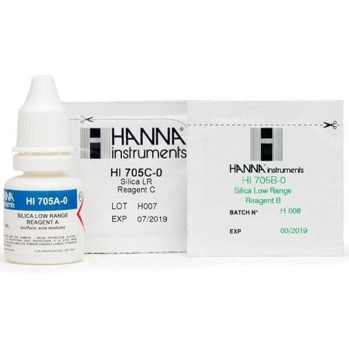 HANNA Instruments Hi 705-25 Test Si Reagenty do mini fotometru krzem, niski zakres, 25 testów