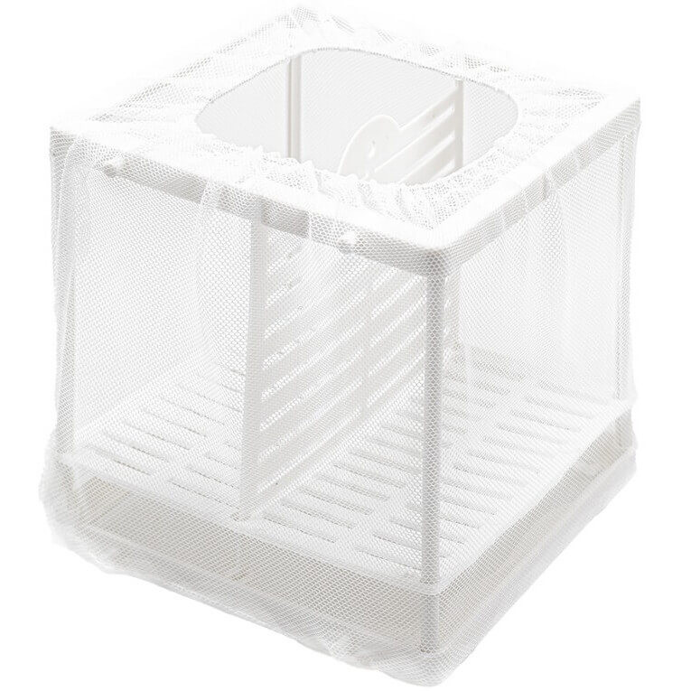 Happet Kotnik siatkowy S 16x14,5x14,5cm - biały