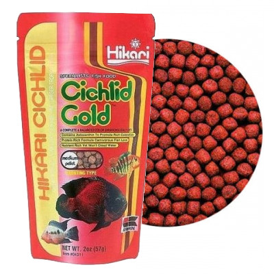 Hikari Cichlid Gold Medium 57g - Pokarm pielęgnice