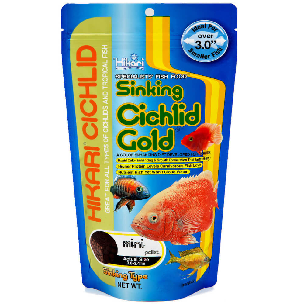 Hikari Cichlid Gold Sinking Mini 100g - pielęgnice