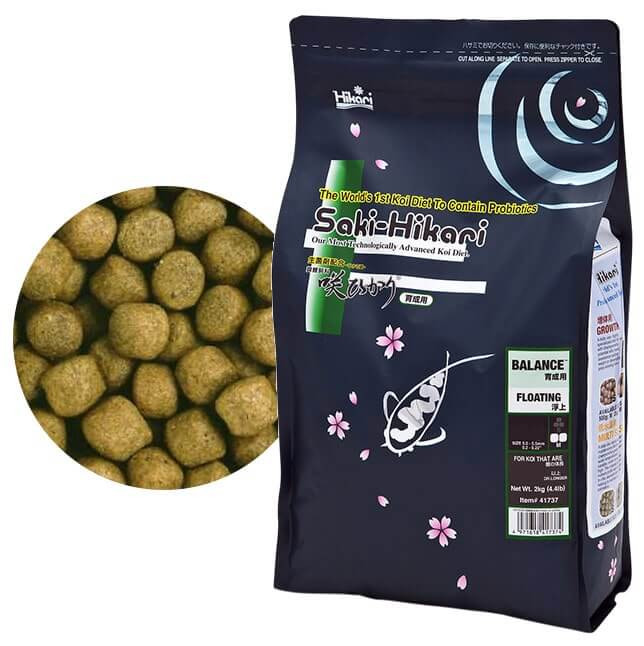 Hikari Saki Balance Floating M 5kg Podstawowy pokarm dla koince Floatting M 5kg Podstawowy pokarm dla koi