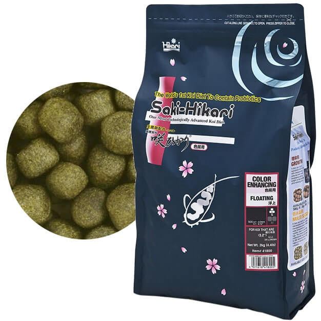 Hikari Saki Color Floating L 5kg Pokarm dla koi - wzmacnia wybarwienie