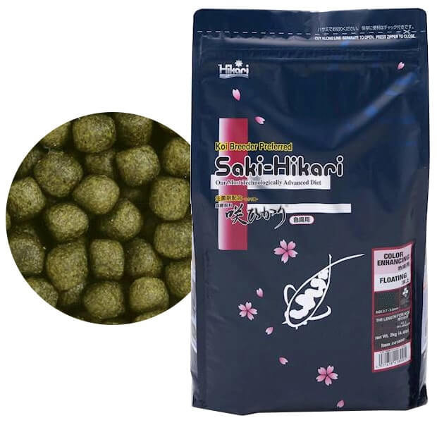 Hikari Saki Color Floating M 2kg Pokarm dla koi - wzmacnia wybarwienie