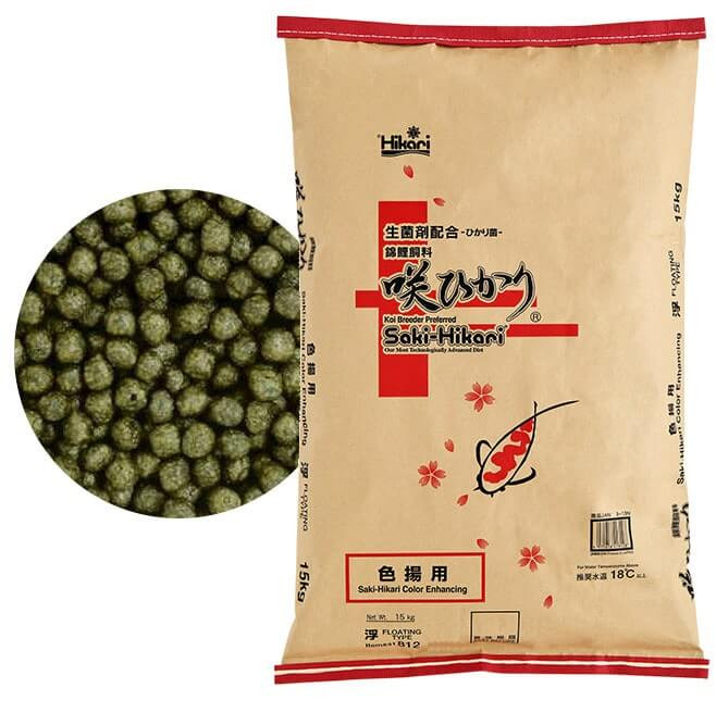 Hikari Saki Color Floating S 15kg Pokarm dla koi - wzmacnia wybarwienie